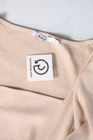 Damen Shirt NA-KD, Größe M, Farbe Beige, Preis 10,20 €