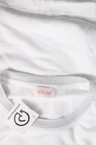 Γυναικεία μπλούζα NYLAH by Franzi Knuppe, Μέγεθος XL, Χρώμα Λευκό, Τιμή 17,00 €