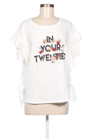 Damen Shirt Naf Naf, Größe L, Farbe Weiß, Preis € 11,11