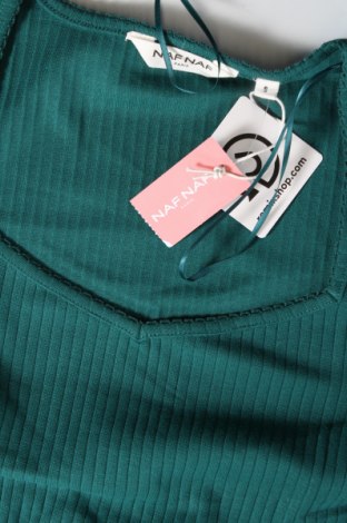 Γυναικεία μπλούζα Naf Naf, Μέγεθος S, Χρώμα Πράσινο, Τιμή 39,69 €