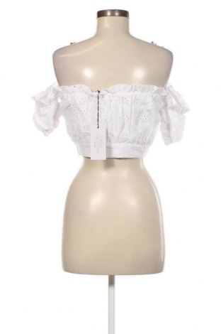 Γυναικεία μπλούζα Naf Naf, Μέγεθος S, Χρώμα Λευκό, Τιμή 39,69 €