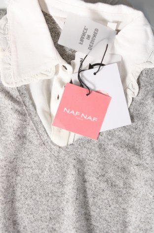 Γυναικεία μπλούζα Naf Naf, Μέγεθος XS, Χρώμα Γκρί, Τιμή 13,89 €