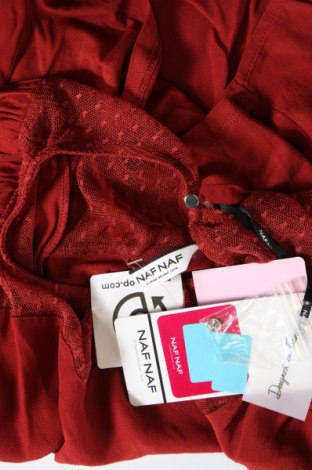 Γυναικεία μπλούζα Naf Naf, Μέγεθος XS, Χρώμα Κόκκινο, Τιμή 7,94 €