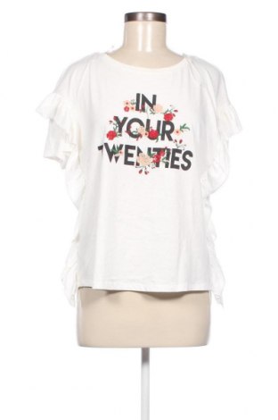 Γυναικεία μπλούζα Naf Naf, Μέγεθος M, Χρώμα Λευκό, Τιμή 39,69 €