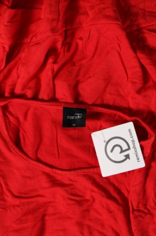 Γυναικεία μπλούζα Nanso, Μέγεθος XS, Χρώμα Κόκκινο, Τιμή 4,21 €