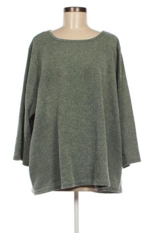 Γυναικεία μπλούζα ONLY Carmakoma, Μέγεθος 3XL, Χρώμα Πράσινο, Τιμή 12,37 €
