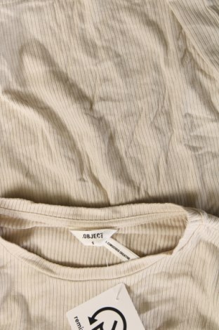 Γυναικεία μπλούζα Object, Μέγεθος S, Χρώμα  Μπέζ, Τιμή 3,15 €
