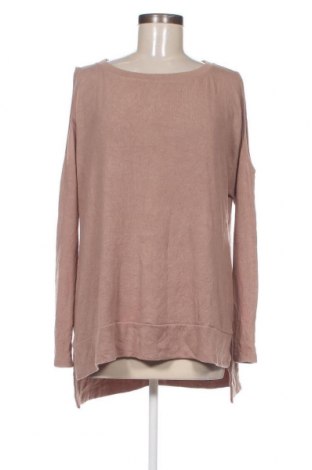 Γυναικεία μπλούζα Ouges, Μέγεθος XL, Χρώμα Καφέ, Τιμή 4,84 €