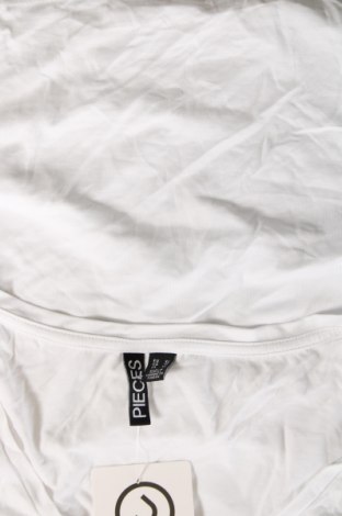 Дамска блуза Pieces, Размер XL, Цвят Бял, Цена 20,00 лв.