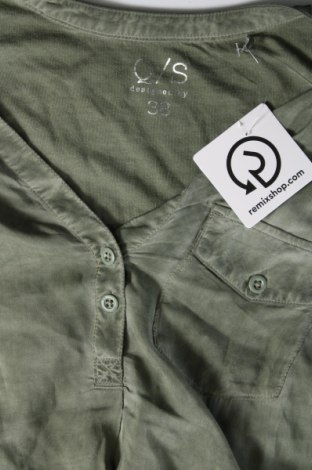 Γυναικεία μπλούζα Q/S by S.Oliver, Μέγεθος M, Χρώμα Πράσινο, Τιμή 6,47 €