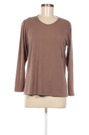 Γυναικεία μπλούζα R&R, Μέγεθος XL, Χρώμα Καφέ, Τιμή 4,42 €