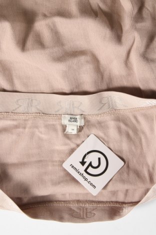 Damen Shirt River Island, Größe M, Farbe Beige, Preis € 4,73