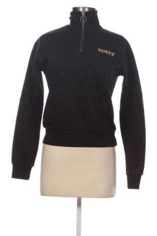 Γυναικεία μπλούζα Rusty, Μέγεθος S, Χρώμα Μαύρο, Τιμή 3,15 €