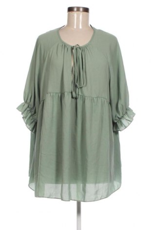 Дамска блуза SHEIN, Размер 3XL, Цвят Зелен, Цена 10,45 лв.