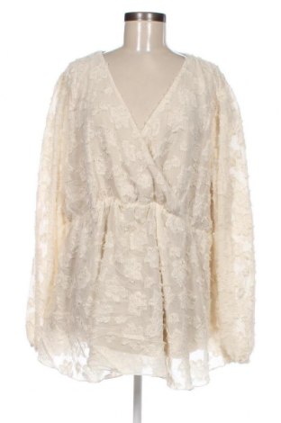Дамска блуза SHEIN, Размер 4XL, Цвят Бежов, Цена 19,00 лв.