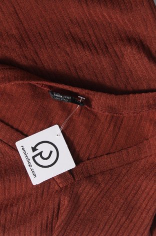 Γυναικεία μπλούζα SHEIN, Μέγεθος XL, Χρώμα Καφέ, Τιμή 4,70 €