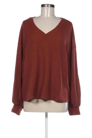 Дамска блуза SHEIN, Размер XL, Цвят Кафяв, Цена 19,55 лв.