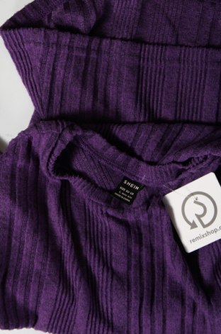 Γυναικεία μπλούζα SHEIN, Μέγεθος L, Χρώμα Βιολετί, Τιμή 2,35 €