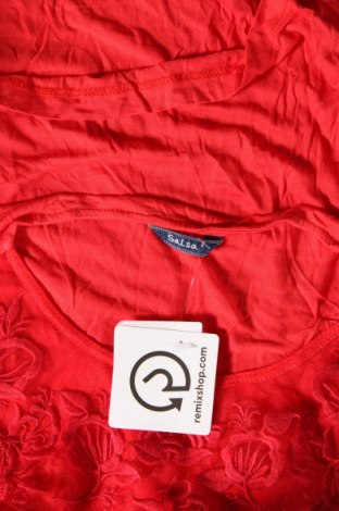 Дамска блуза Salsa, Размер L, Цвят Червен, Цена 6,80 лв.
