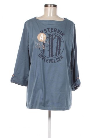 Γυναικεία μπλούζα Sheego, Μέγεθος L, Χρώμα Μπλέ, Τιμή 15,88 €