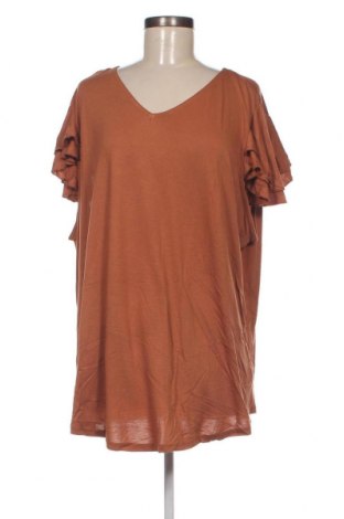 Дамска блуза Sheego, Размер 3XL, Цвят Кафяв, Цена 60,06 лв.