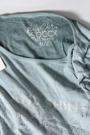 Γυναικεία μπλούζα Soccx, Μέγεθος XL, Χρώμα Μπλέ, Τιμή 26,72 €