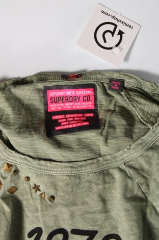 Γυναικεία μπλούζα Superdry, Μέγεθος S, Χρώμα Πράσινο, Τιμή 19,18 €
