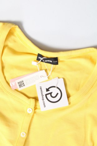 Дамска блуза Tally Weijl, Размер XXS, Цвят Жълт, Цена 11,16 лв.