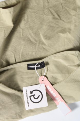 Γυναικεία μπλούζα Tally Weijl, Μέγεθος L, Χρώμα Πράσινο, Τιμή 6,39 €