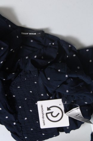 Дамска блуза Tally Weijl, Размер XS, Цвят Син, Цена 4,96 лв.