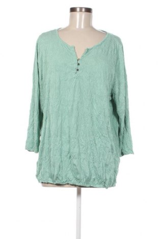 Γυναικεία μπλούζα Tom Tailor, Μέγεθος XXL, Χρώμα Πράσινο, Τιμή 10,32 €