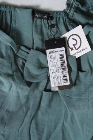 Дамска блуза Trendyol, Размер XS, Цвят Зелен, Цена 15,40 лв.