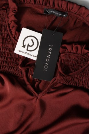 Bluză de femei Trendyol, Mărime XL, Culoare Maro, Preț 37,99 Lei