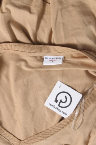 Γυναικεία μπλούζα U.S. Polo Assn., Μέγεθος L, Χρώμα  Μπέζ, Τιμή 27,85 €