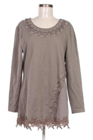 Γυναικεία μπλούζα Venturini, Μέγεθος M, Χρώμα Γκρί, Τιμή 4,35 €
