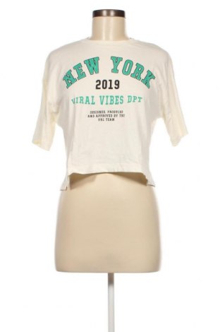 Damen Shirt Viral Vibes, Größe XS, Farbe Ecru, Preis € 5,95