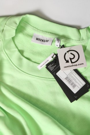 Γυναικεία μπλούζα Weekday, Μέγεθος 3XL, Χρώμα Πράσινο, Τιμή 17,31 €