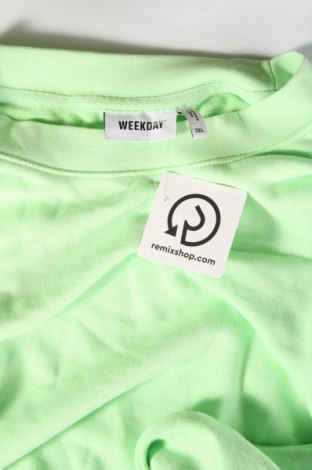 Дамска блуза Weekday, Размер 3XL, Цвят Зелен, Цена 20,00 лв.