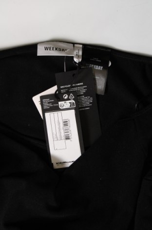 Γυναικεία μπλούζα Weekday, Μέγεθος L, Χρώμα Μαύρο, Τιμή 4,74 €