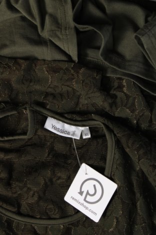 Γυναικεία μπλούζα Yessica, Μέγεθος XL, Χρώμα Πράσινο, Τιμή 5,10 €