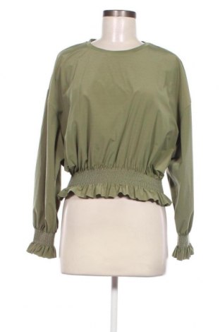 Дамска блуза Zara, Размер M, Цвят Зелен, Цена 13,80 лв.