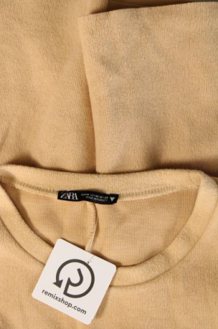 Bluză de femei Zara, Mărime M, Culoare Bej, Preț 65,79 Lei