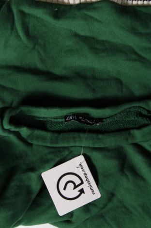 Γυναικεία μπλούζα Zara, Μέγεθος L, Χρώμα Πράσινο, Τιμή 16,70 €
