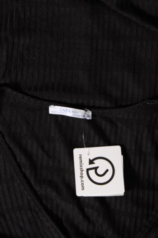 Дамска блуза Zara, Размер M, Цвят Черен, Цена 10,00 лв.