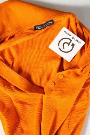 Дамска блуза Zara, Размер S, Цвят Оранжев, Цена 4,05 лв.