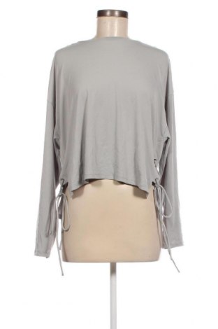 Дамска блуза Zara, Размер L, Цвят Сив, Цена 5,40 лв.