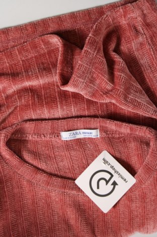 Дамска блуза Zara Trafaluc, Размер S, Цвят Розов, Цена 3,00 лв.