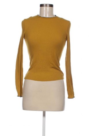 Дамска блуза Zara Trafaluc, Размер S, Цвят Жълт, Цена 12,15 лв.