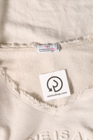Damen Shirt Zwillingsherz, Größe S, Farbe Beige, Preis 7,94 €