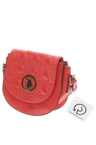 Дамска чанта U.S. Polo Assn., Цвят Червен, Цена 47,47 лв.